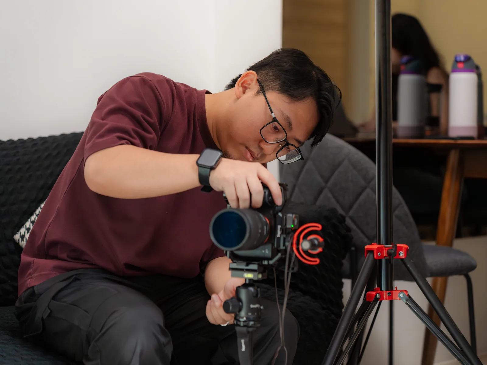 Professional camera setup for video production in Kuala Lumpur
