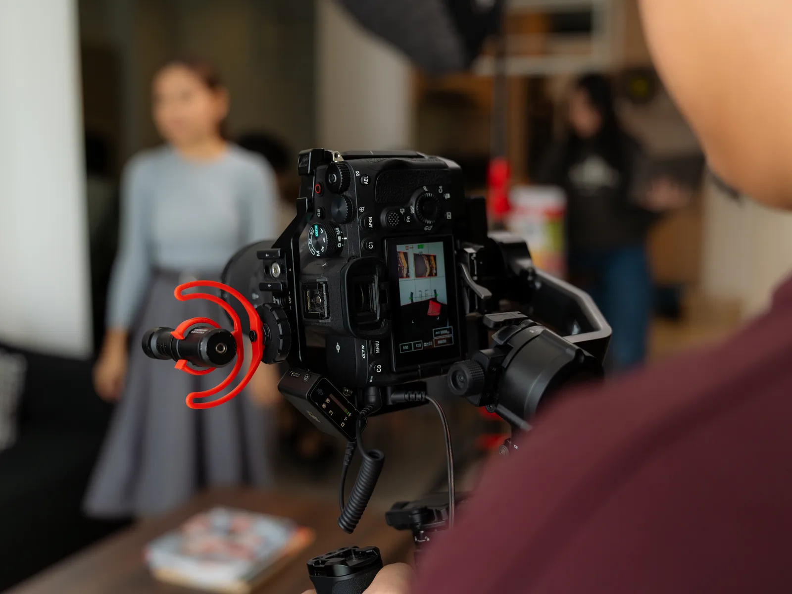 On-location video production crew setup in Klang Valley